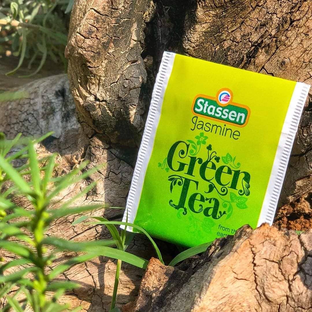 Stassen Jasmine Green Tea enveloped tea bag sachet