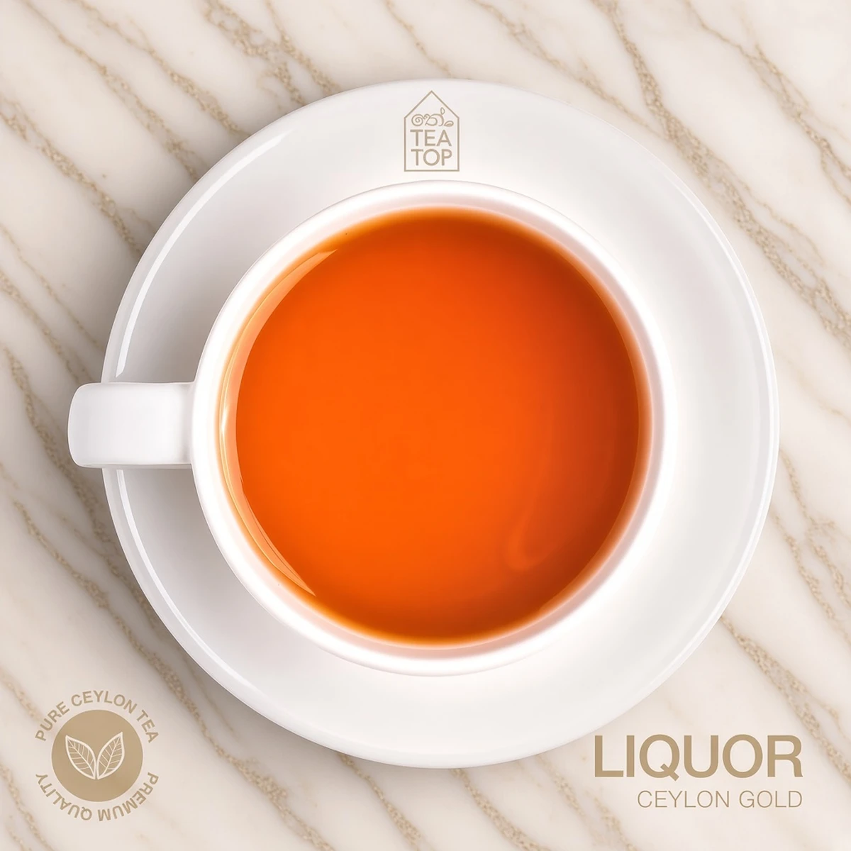 Ceylon Gold  Kandy region  Ceylon Tea liquor