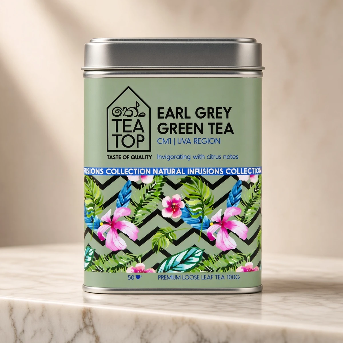 Earl Grey Green  Uva region  Ceylon Tea