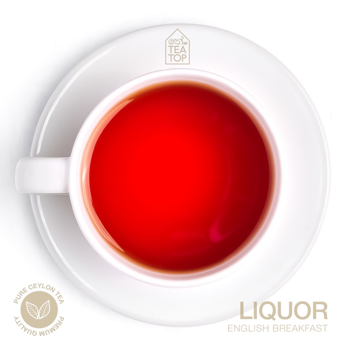 Brewed Ceylon Dimbula English Breakfast tea liquor