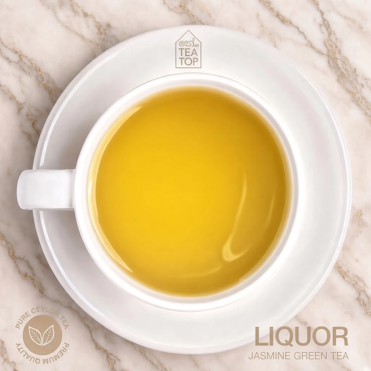 Jasmine Green Tea  Uva region  Ceylon Tea liquor