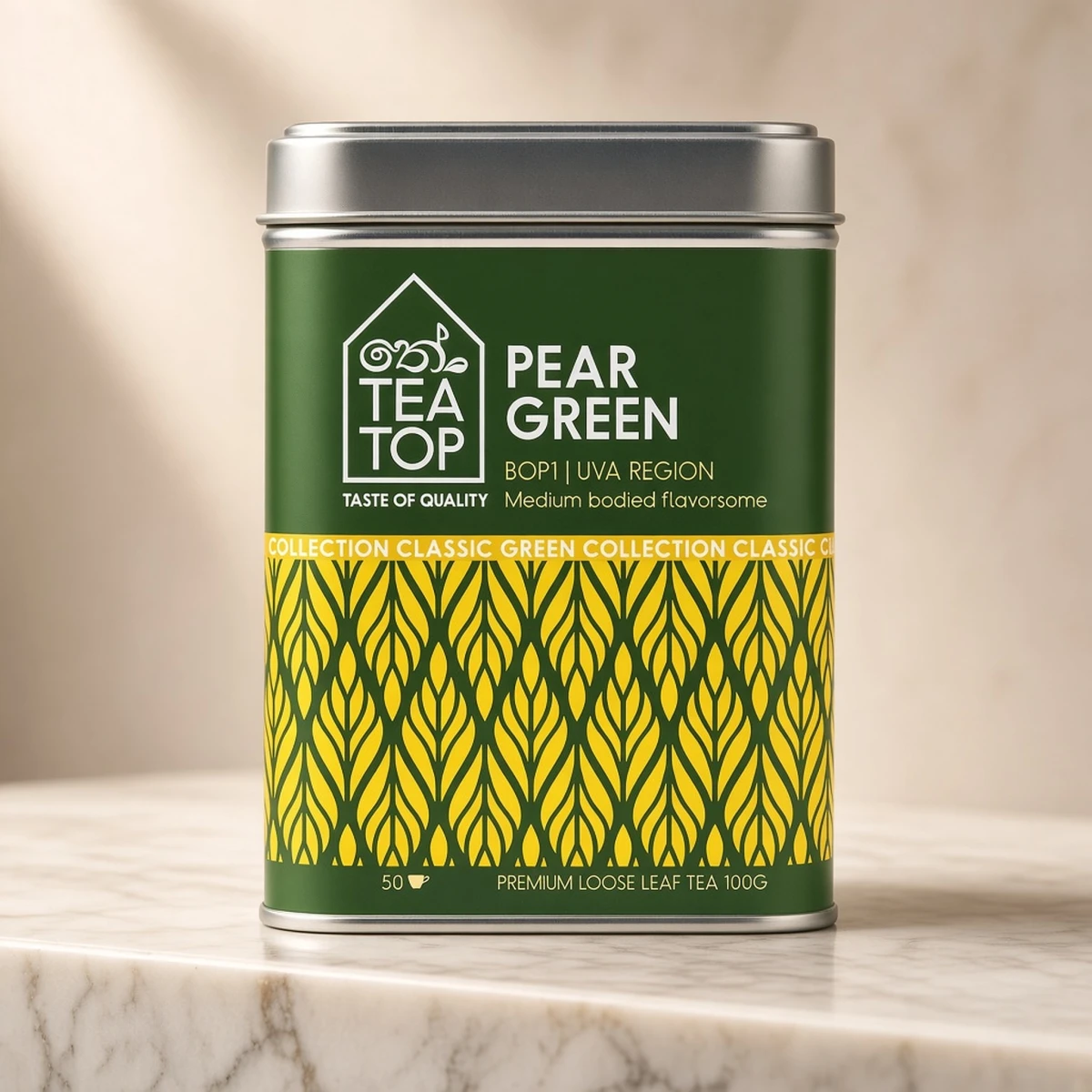 Pear & Rose Green  Ruhuna region  Ceylon Tea