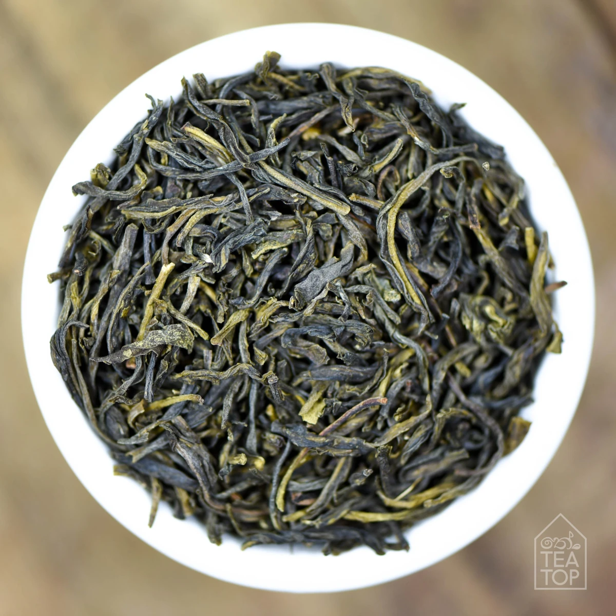 Tranquil Green Organic Green Tea  Uva region  Ceylon Tea leaf